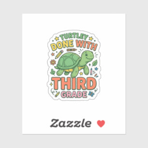 Turtley Done With Third Grade Turtle School Shirt_