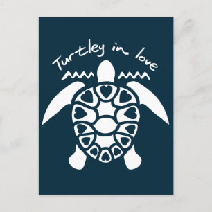 Turtley In Love - Turtle Postcard