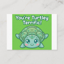 Turtley Terrific Lunchbox Note — Encouragement Car