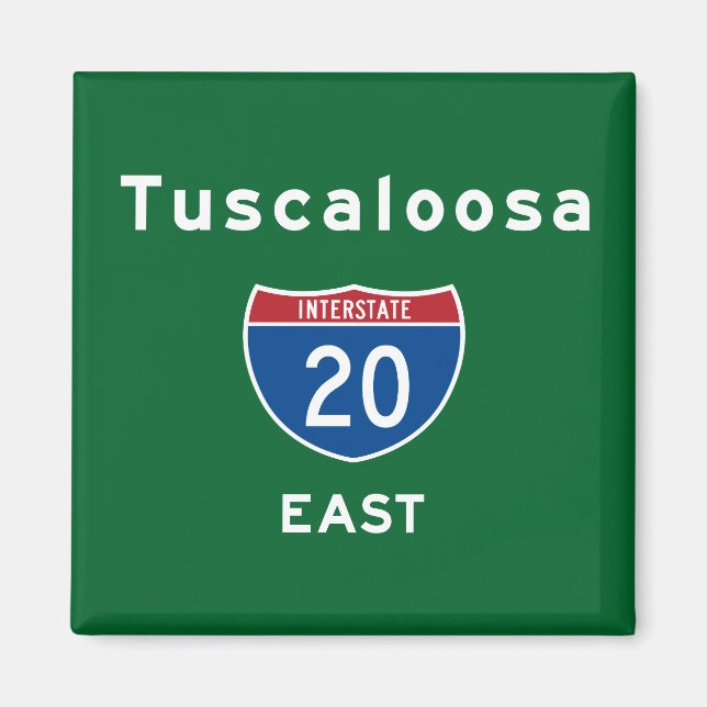 Tuscaloosa 20 magnet (Front)