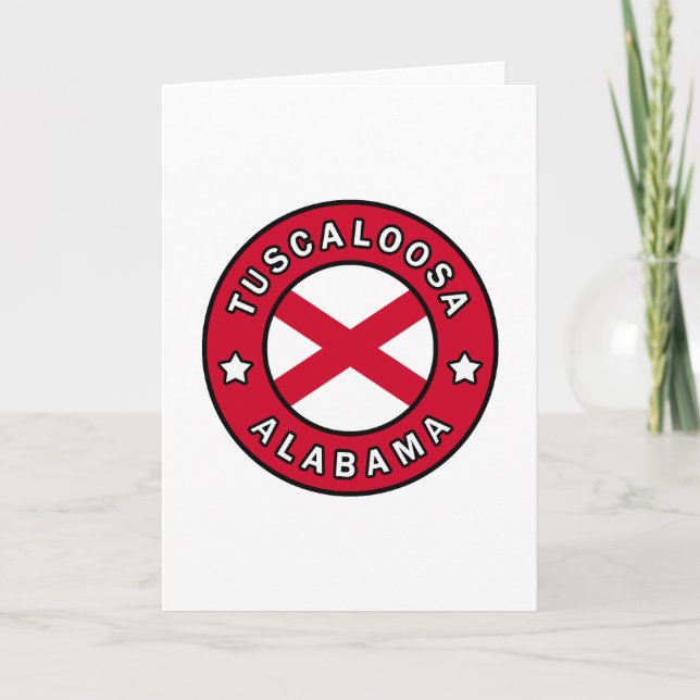 Tuscaloosa Alabama Card (Front)