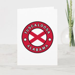 Tuscaloosa Alabama Card