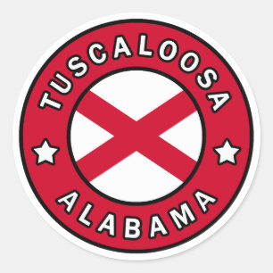 Tuscaloosa Alabama Classic Round Sticker