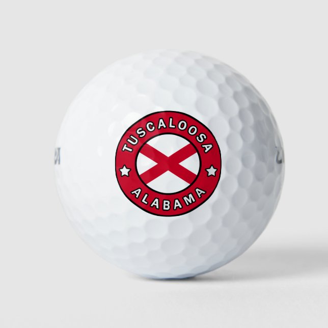 Tuscaloosa Alabama Golf Balls (Front)