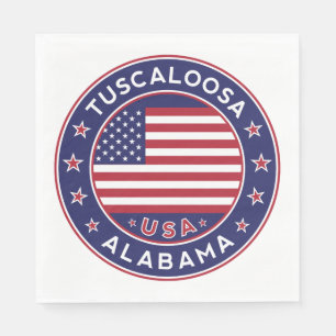 Tuscaloosa, Alabama Napkin