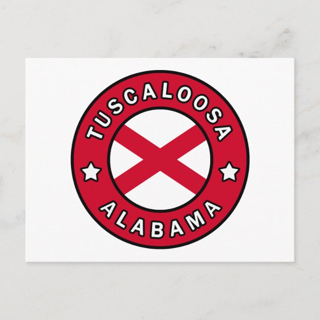 Tuscaloosa Alabama Postcard (Front)