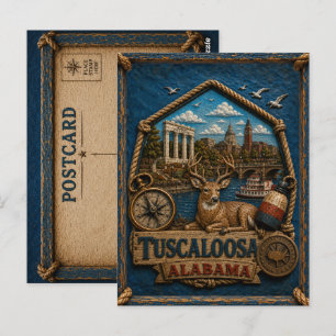 Tuscaloosa Alabama Postcard Vintage Travel