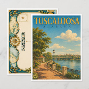 Tuscaloosa Alabama Riverwalk GeoSaga Postcard