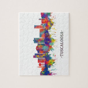 Tuscaloosa Alabama Skyline Jigsaw Puzzle