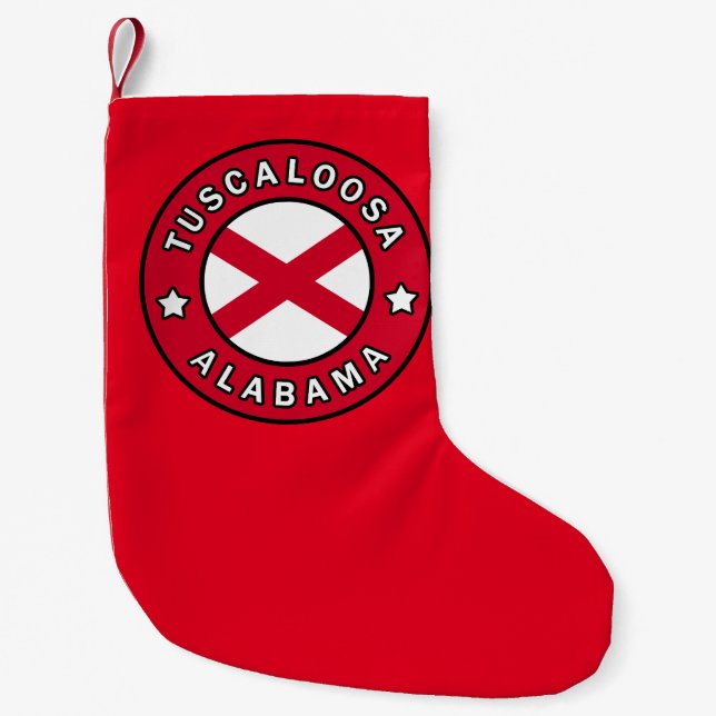 Tuscaloosa Alabama Small Christmas Stocking (Front)