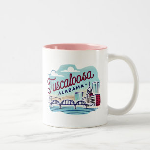 Tuscaloosa Alabama Two-Tone Coffee Mug