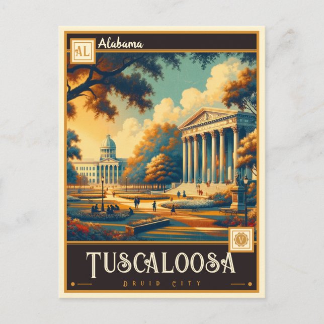 Tuscaloosa, Alabama | Vintage Postcard (Front)