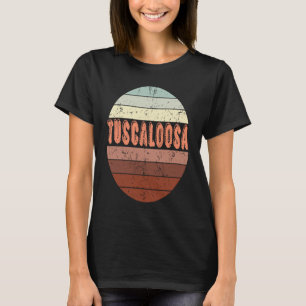 Tuscaloosa Alabama  Waikiki Beach Sunset 4 Distres T-Shirt