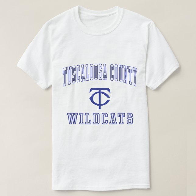 Tuscaloosa County High School Wildcats  T-Shirt (Design Front)