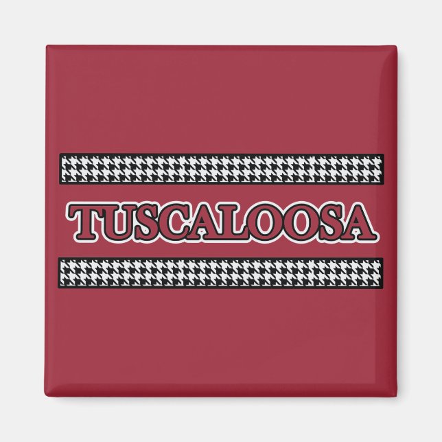 Tuscaloosa Houndstooth - Magnet (Front)