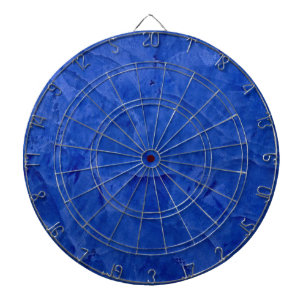 Tuscan Blue Faux Finish Dartboard