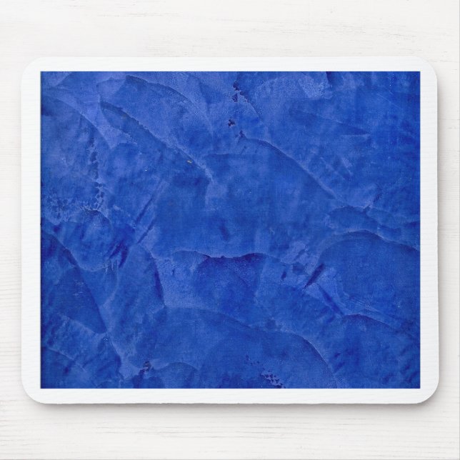 Tuscan Blue Faux Finish Mouse Mat (Front)