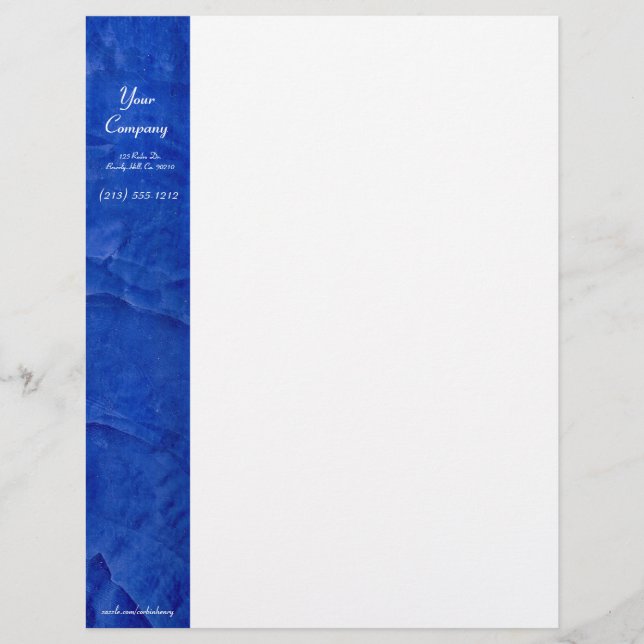 Tuscan Blue Letterhead (Front)