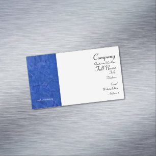 Tuscan Blue Magnetic Business Cards