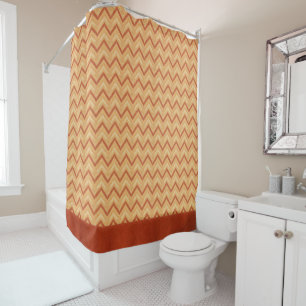 Tuscan Chevron Shower Curtain