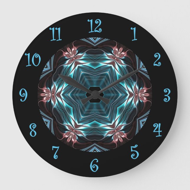 Tuscan Colours ~ Beautiful Exotic & Mysterious ~  Large Clock (Front)