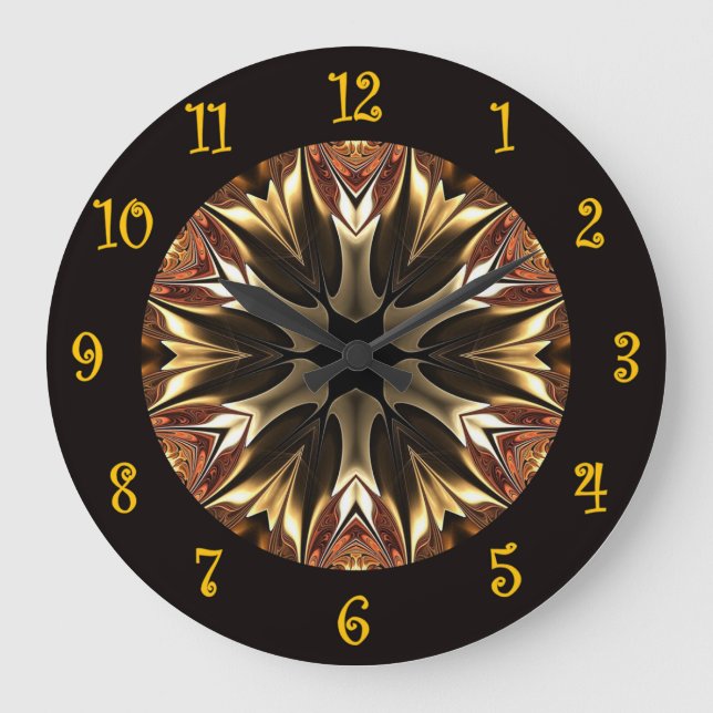Tuscan Colours ~ Beautiful Exotic & Mysterious ~   Large Clock (Front)