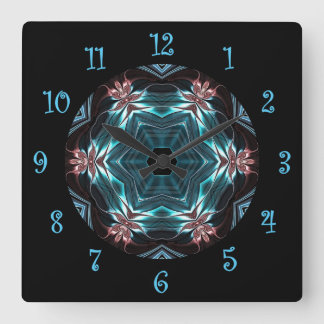 Tuscan Colours ~ Beautiful Exotic & Mysterious ~ Square Wall Clock
