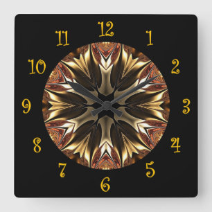 Tuscan Colours ~ Beautiful Exotic & Mysterious ~ Square Wall Clock