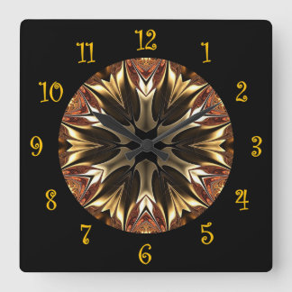 Tuscan Colours ~ Beautiful Exotic & Mysterious ~ Square Wall Clock