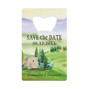 Tuscan Italian Wedding Save The Date