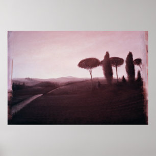 Tuscan Landscape 1992 Poster