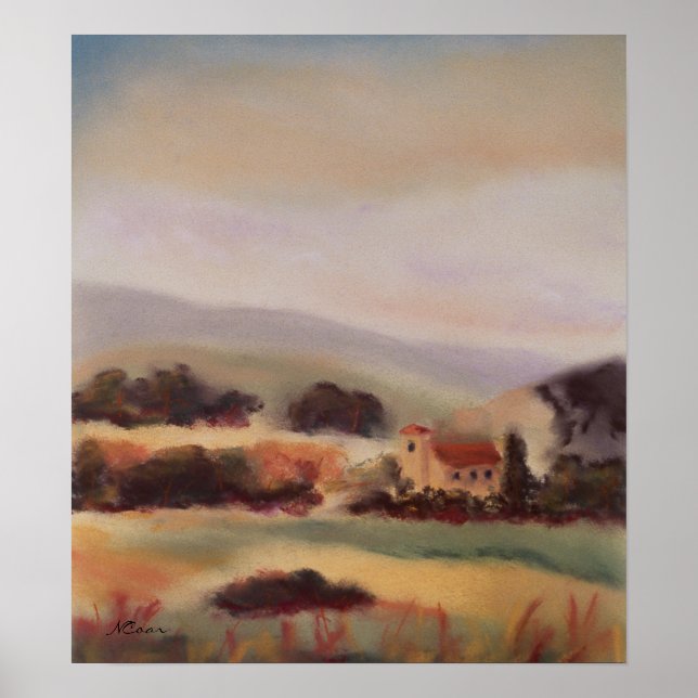 Tuscan Landscape Poster (Front)