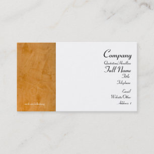 Tuscan Orange Business Cards