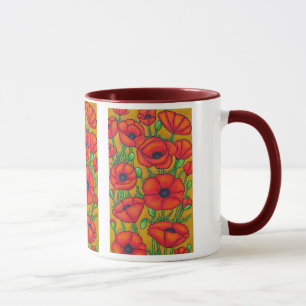 Tuscan Poppies Coffee Mug