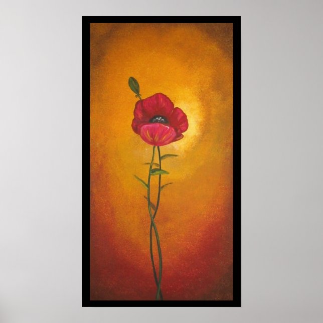 Tuscan Poppy Poster (Front)