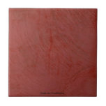 Tuscan Red Venetian Plaster Ceramic Tile<br><div class="desc">Tuscan Red Venetian Plaster Ceramic Tile. Use as a trivet or to decorate your home. Great for holiday,  wedding,  and office gifts.</div>