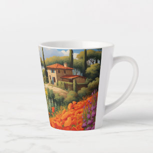 Tuscan Scene 4 Latte Mug