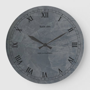 Tuscan Slate #Pinterest Wall Clock