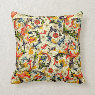 Tuscan Vines Throw Pillow