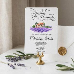 Tuscan Vineyard Bridal Shower Invitation