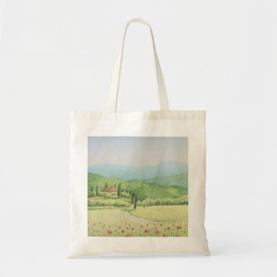 Tuscan Vineyards, Italy in Pastel Tote Bag