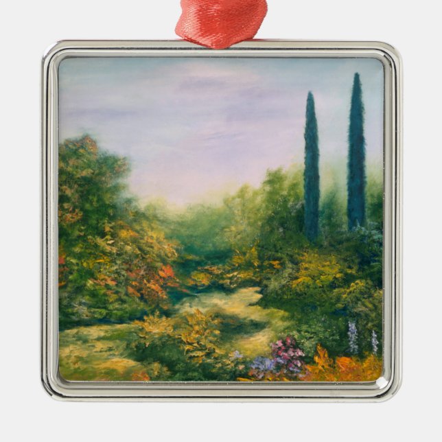 Tuscany Atmosphere 1996 Metal Tree Decoration (Front)