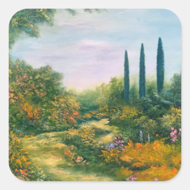 Tuscany Atmosphere 1996 Square Sticker (Front)