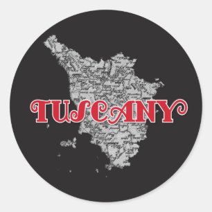 Tuscany Classic Round Sticker