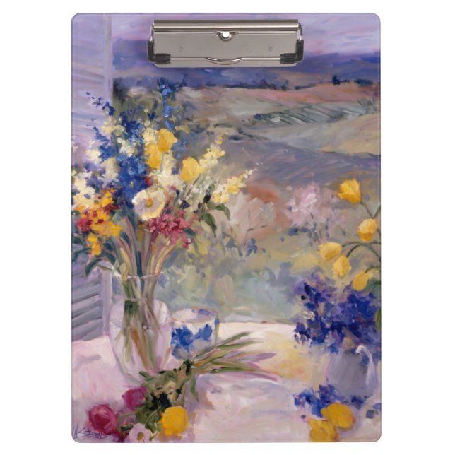 Tuscany Floral Clipboard (Front)