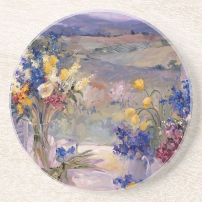Tuscany Floral Coaster (Front)