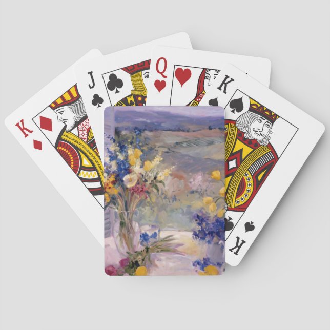 Tuscany Floral Playing Cards (Back)