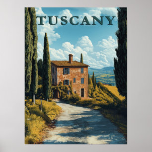 Tuscany, Idyllic Italian Countryside  Poster