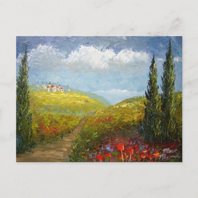 Tuscany Italian Village Postcard (Front)