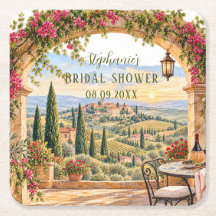 Tuscany Italy Citrus Mediterranean Bridal shower